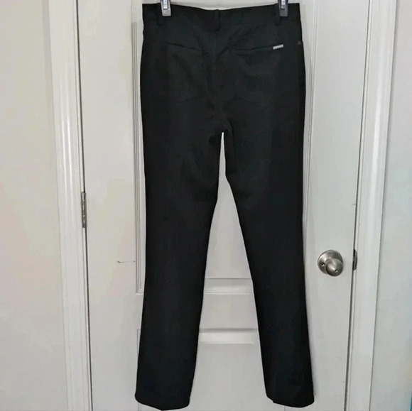 Calvin Klein Women's Stretch Mid Rise Straight Leg Pants - Picture 8 of 11